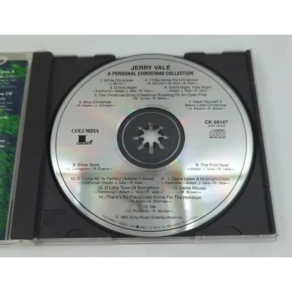 JERRY VALE A Personal Christmas Collection CD